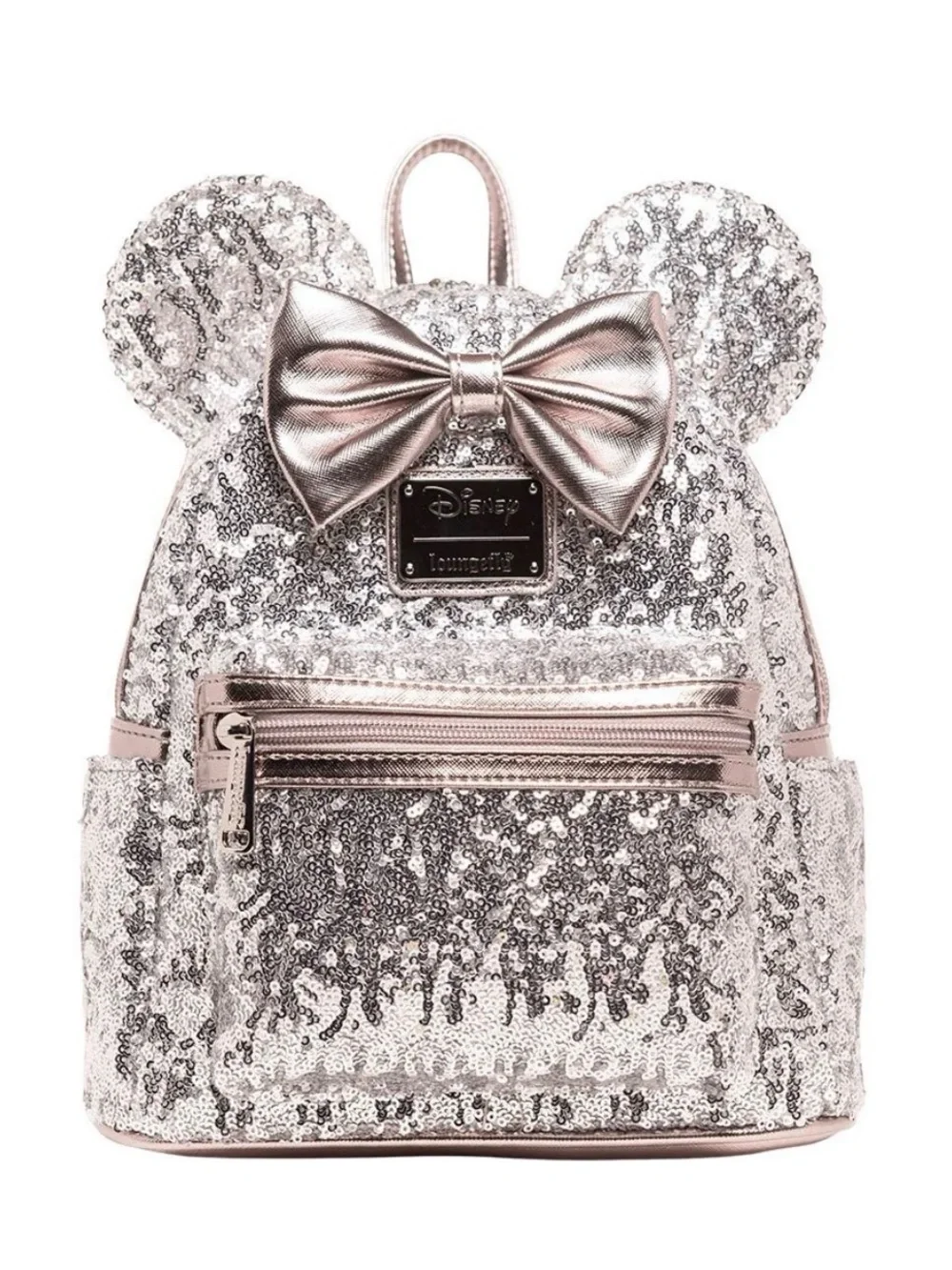 Loungefly Gray Sequin Minnie Mouse